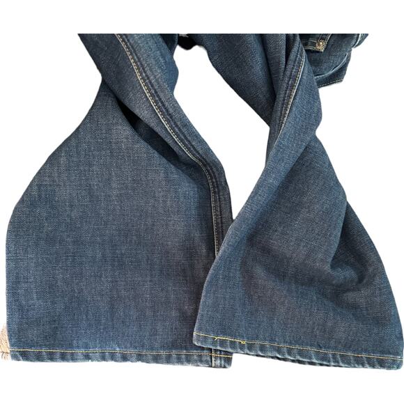 J. Crew Dark Wash Button-Fly Boot Cut Jeans 14L 5-Pocket Casual - Picture 13 of 14